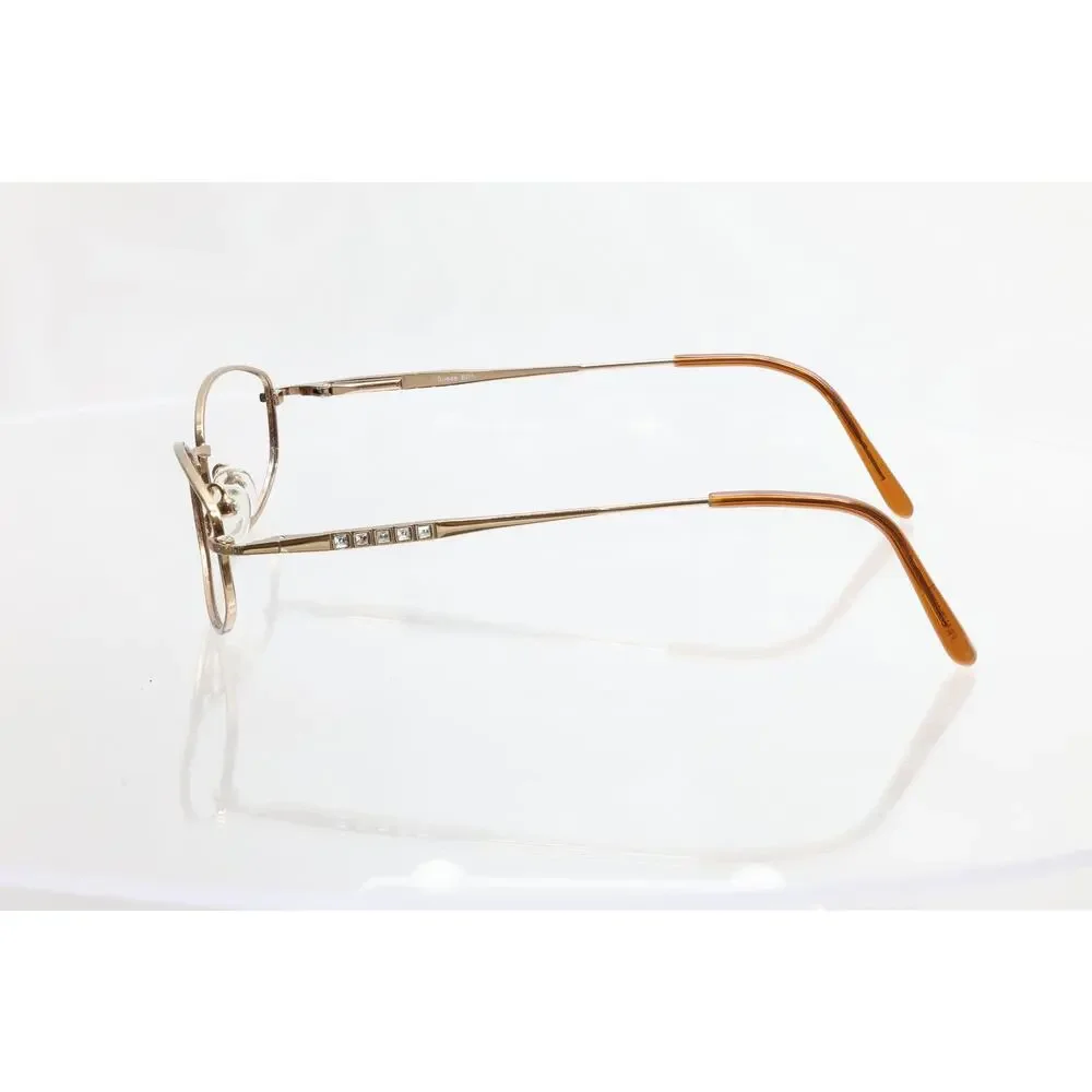 Visage Suede BRN Eyeglass FRAMES ONLY - GOOD CONDITION - READ DESCRIPTION